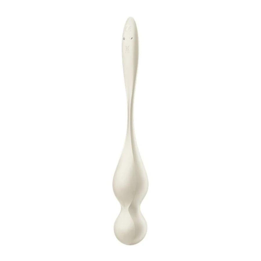 SATISFYER - LOVE BIRDS VIBRATING KEGEL BALLS VALKOINEN